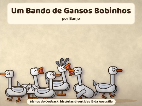 Capa de Um Bando de Gansos Bobinhos